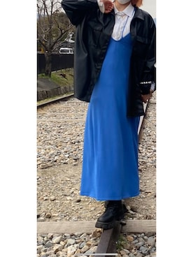 「KOR（ケーオーアール）のアイテム」を使った、🪐さん（レディース・157cm）の春コーディネート