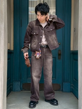 「アイテム（その他アウター）」を使った、タカヒロさん（メンズ・162cm）の秋コーディネート