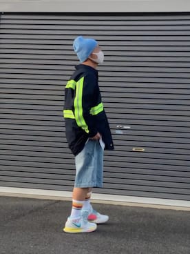 「アイテム（ソックス/靴下）」を使った、reeboker99さん（メンズ・167cm）の秋コーディネート