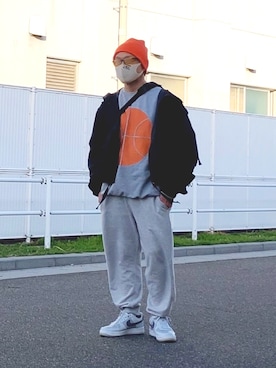 「NIKE（ナイキ）のアイテム」を使った、reeboker99さん（メンズ・167cm）の冬コーディネート