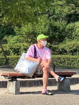 「ハーフパンツ」｜reeboker99さん（メンズ・167cm）の夏コーディネート