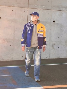 「アイテム（マスク）」を使った、reeboker99さん（メンズ・167cm）の秋コーディネート