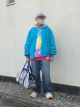 「アイテム（スタジャン）」を使った、reeboker99さん（メンズ・167cm）の冬コーディネート