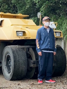 「アイテム（マスク）」を使った、reeboker99さん（メンズ・167cm）の秋コーディネート