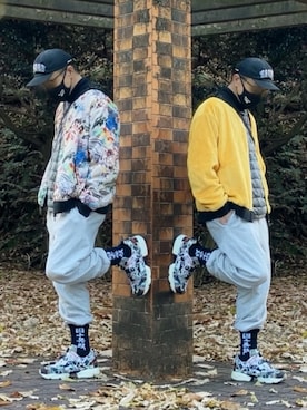 「アイテム（レッグウェア）」を使った、reeboker99さん（メンズ・167cm）の冬コーディネート