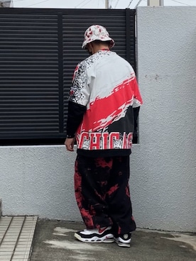 「アイテム（Tシャツ/カットソー）」を使った、reeboker99さん（メンズ・167cm）の秋コーディネート