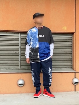 「Jordan（ジョーダン）のアイテム」を使った、reeboker99さん（メンズ・166cm）の秋コーディネート