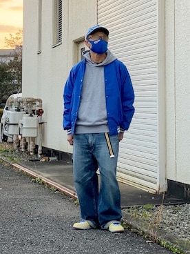 「アイテム（マスク）」を使った、reeboker99さん（メンズ・167cm）の冬コーディネート