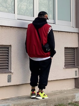 「スポーツミックス」｜reeboker99さん（メンズ・167cm）の冬コーディネート