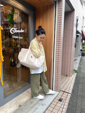 「COBMASTER（コブマスター）のアイテム」を使った、cobmaster_adachiさん（レディース・157cm）の秋コーディネート