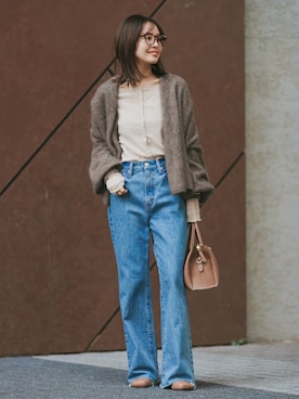 「noble」｜minani.aさん（レディース・155cm）の冬コーディネート