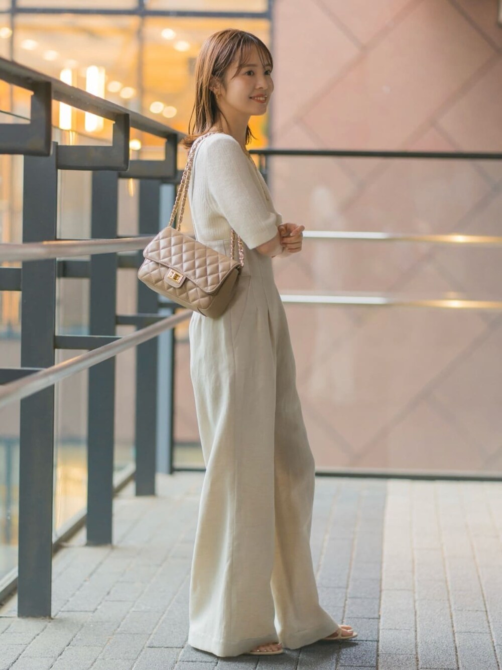 Noble（ノーブル）の「ハイウエストサロペットパンツ（その他