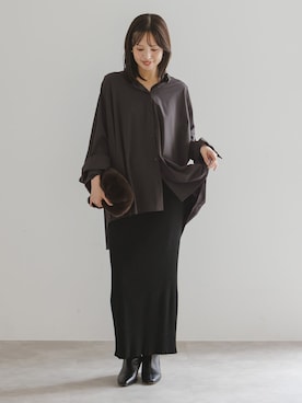 「REMME（レメ）のアイテム」を使った、minani.aさん（レディース・155cm）の秋コーディネート