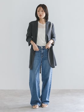 「LE TALON（ルタロン）のアイテム」を使った、minani.aさん（レディース・155cm）の春コーディネート