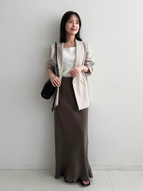 セール】《追加》キュプラナローAラインスカート（スカート）｜NOBLE