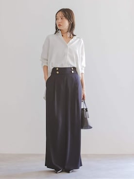 「Noble（ノーブル）のアイテム」を使った、minani.aさん（レディース・155cm）の夏コーディネート