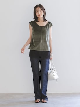 「Noble（ノーブル）のアイテム」を使った、minani.aさん（レディース・155cm）の夏コーディネート