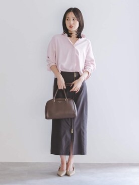 「オフィス」｜minani.aさん（レディース・155cm）の夏コーディネート