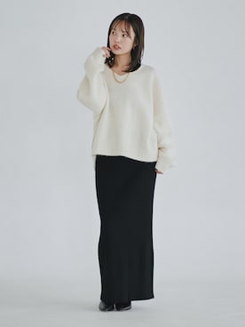 「REMME（レメ）のアイテム」を使った、minani.aさん（レディース・155cm）の秋コーディネート