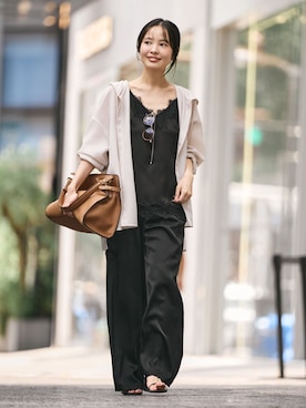 「LE TALON（ルタロン）のアイテム」を使った、minani.aさん（レディース・155cm）の夏コーディネート