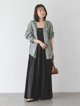 「Noble（ノーブル）のアイテム」を使った、minani.aさん（レディース・155cm）の夏コーディネート
