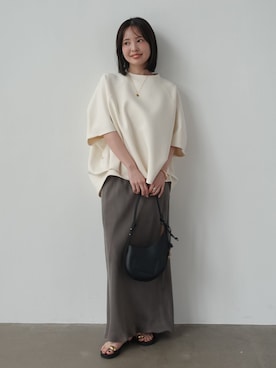 「LE VERNIS（ル・ベルニ）のアイテム」を使った、minani.aさん（レディース・155cm）の春コーディネート