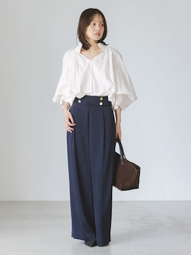 「Noble（ノーブル）のアイテム」を使った、minani.aさん（レディース・155cm）の夏コーディネート