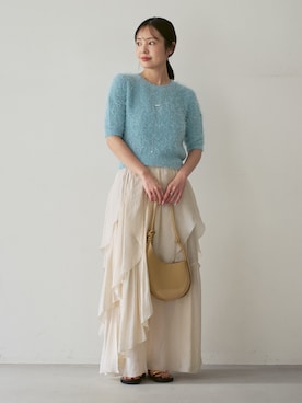 「LE VERNIS（ル・ベルニ）のアイテム」を使った、minani.aさん（レディース・155cm）の春コーディネート