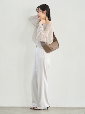 「LE VERNIS（ル・ベルニ）のアイテム」を使った、minani.aさん（レディース・155cm）の春コーディネート