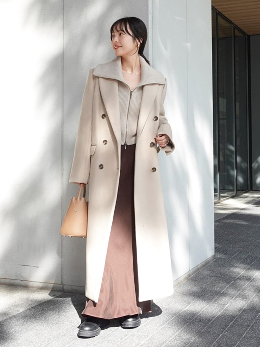 noble メルトンロングチェスターコート　Ｍ noble メルトンロングチェスターコート M（2024,coat