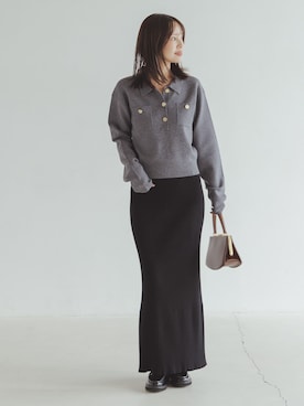 「Noble（ノーブル）のアイテム」を使った、minani.aさん（レディース・155cm）の秋コーディネート