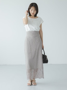 「Noble（ノーブル）のアイテム」を使った、minani.aさん（レディース・155cm）の夏コーディネート