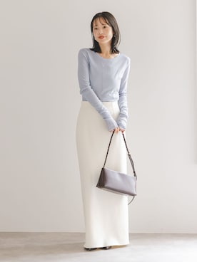 「Noble（ノーブル）のアイテム（トップス）」を使った、minani.aさん（レディース・155cm）の秋コーディネート