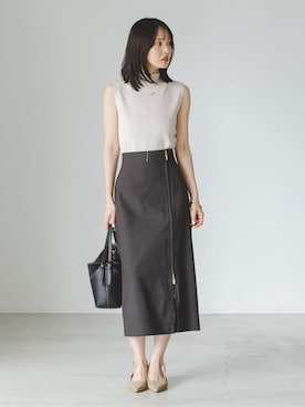 「norme（ノーム）のアイテム（アクセサリー）」を使った、minani.aさん（レディース・155cm）の夏コーディネート