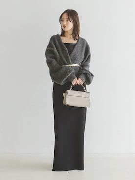 「アイテム（ベルト）」を使った、minani.aさん（レディース・155cm）の秋コーディネート