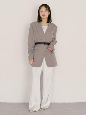 「LEFIJE（レフィエ）のアイテム」を使った、minani.aさん（レディース・155cm）の春コーディネート