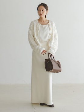 「Noble（ノーブル）のアイテム（トップス）」を使った、minani.aさん（レディース・155cm）の秋コーディネート