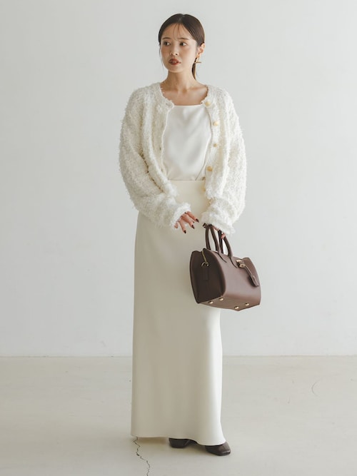 ツイードニットカーディガン（カーディガン/ボレロ）｜NOBLE（ノーブル