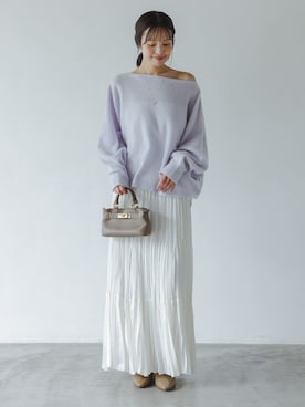 「norme（ノーム）のアイテム」を使った、minani.aさん（レディース・155cm）の秋コーディネート