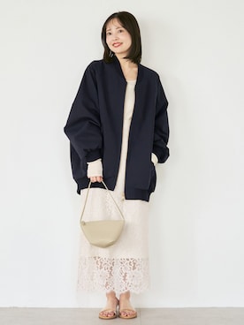 「LE VERNIS（ル・ベルニ）のアイテム」を使った、minani.aさん（レディース・155cm）の冬コーディネート