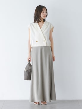 「LE TALON（ルタロン）のアイテム」を使った、minani.aさん（レディース・155cm）の夏コーディネート