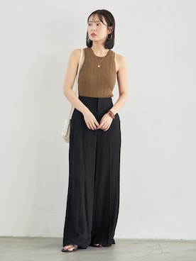 「LE VERNIS（ル・ベルニ）のアイテム」を使った、minani.aさん（レディース・155cm）の春コーディネート