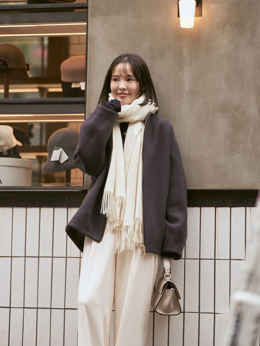 Nobleのノーカラーコートを使った人気ファッションコーディネート - WEAR