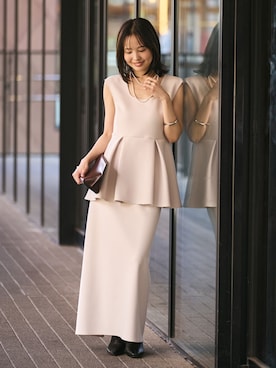 「Noble（ノーブル）のアイテム」を使った、minani.aさん（レディース・155cm）の夏コーディネート