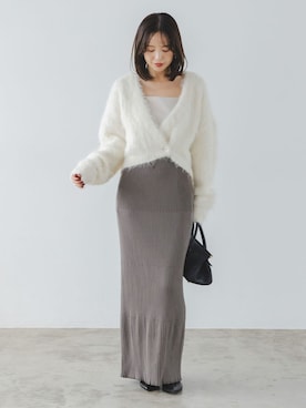 「Noble（ノーブル）のアイテム（トップス）」を使った、minani.aさん（レディース・155cm）の秋コーディネート