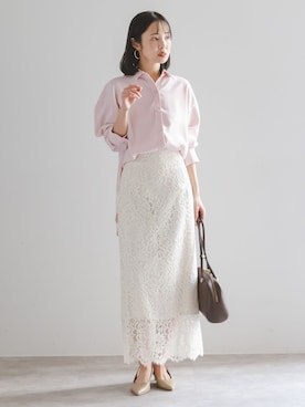「Noble（ノーブル）のアイテム」を使った、minani.aさん（レディース・155cm）の冬コーディネート