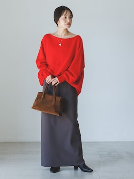 「Noble（ノーブル）のアイテム」を使った、minani.aさん（レディース・155cm）の秋コーディネート