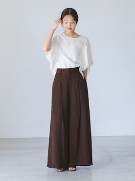 「LE TALON（ルタロン）のアイテム」を使った、minani.aさん（レディース・155cm）の春コーディネート