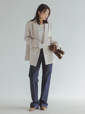 「REMME（レメ）のアイテム」を使った、minani.aさん（レディース・155cm）の秋コーディネート