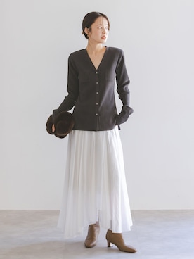 「REMME（レメ）のアイテム」を使った、minani.aさん（レディース・155cm）の夏コーディネート
